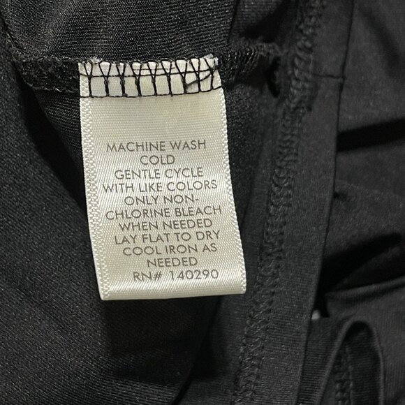 Peck & Peck Essentials Top Black Stretch Size L Large - Picture 5 of 5